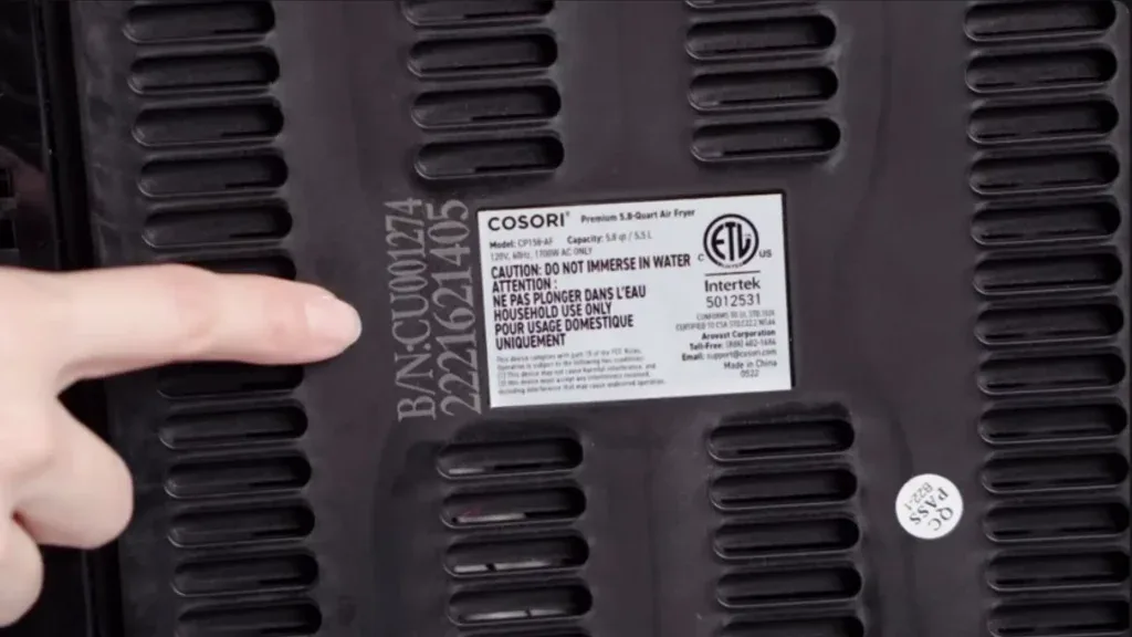 air fryer manufacturer warranty coverage