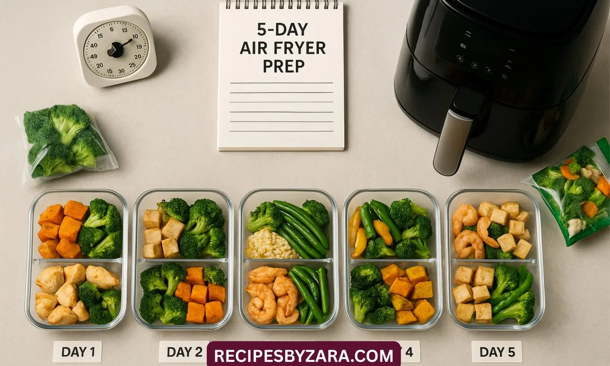 air fryer meal prep label types