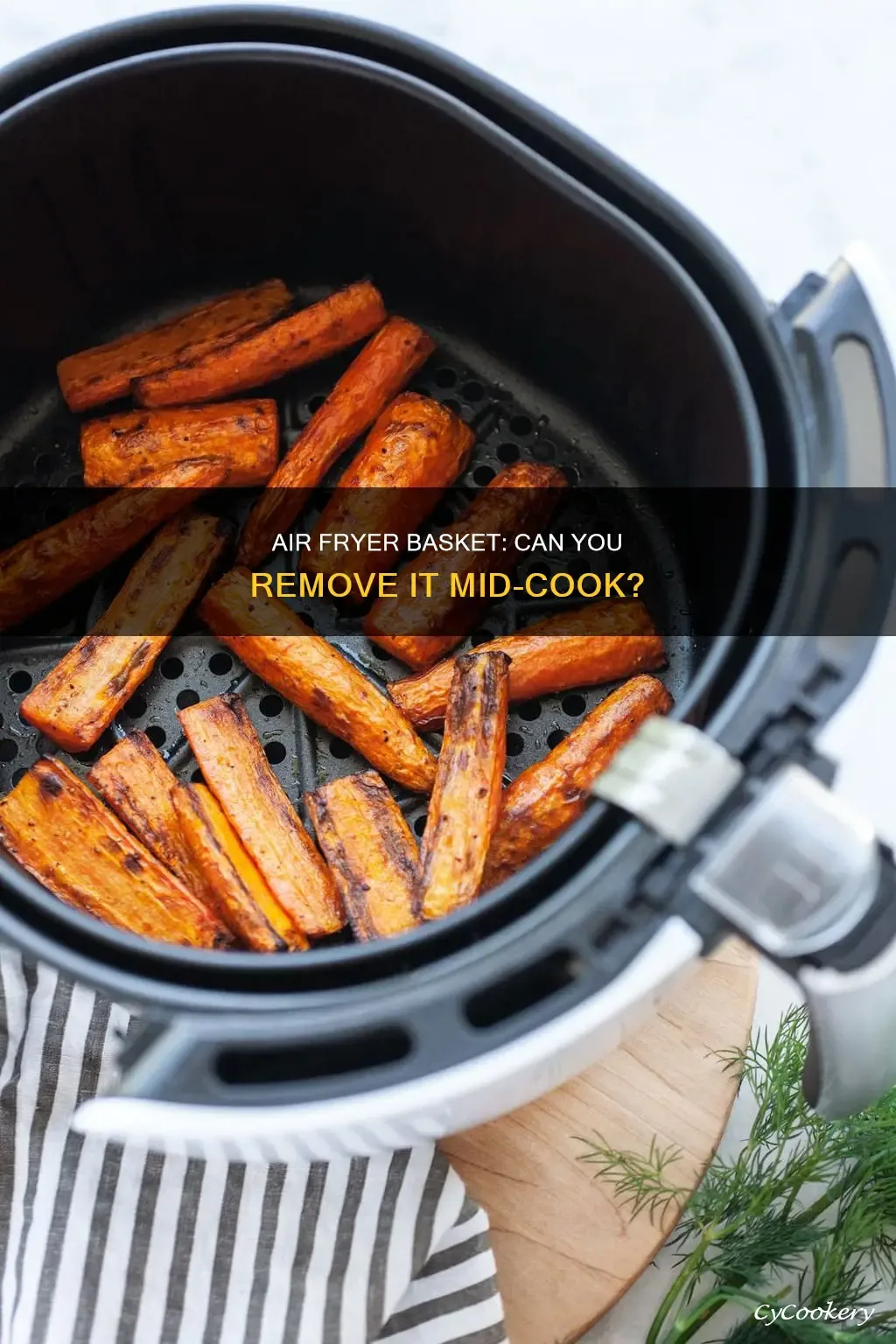 air fryer mid-cook shake technique