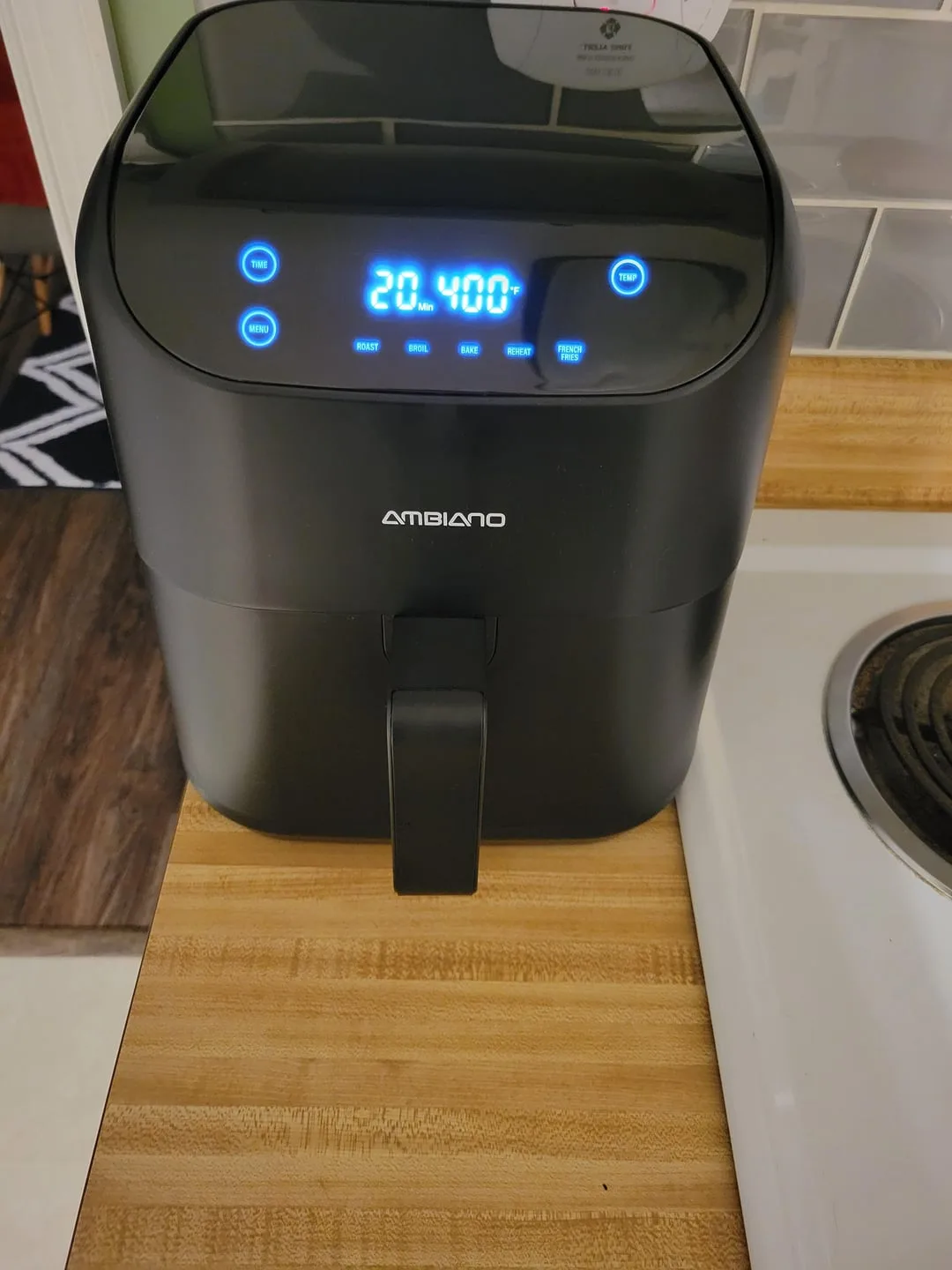 air fryer minimum wall clearance measurement