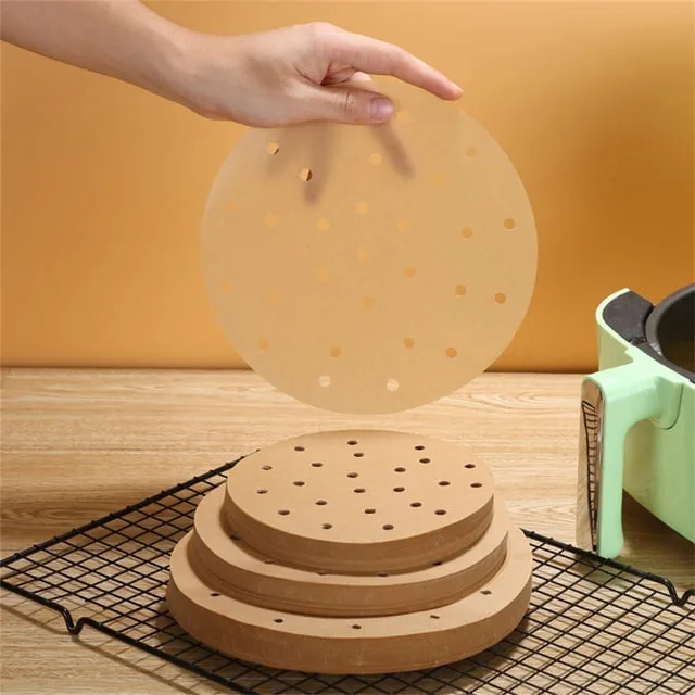 air fryer parchment is safe without food on top
