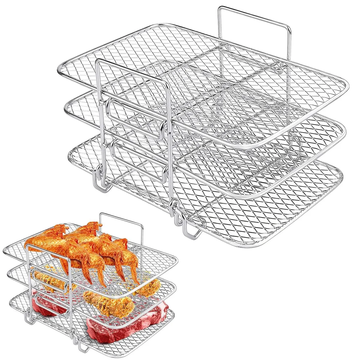 air fryer rack material types