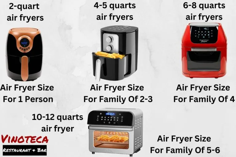 air fryer size categories