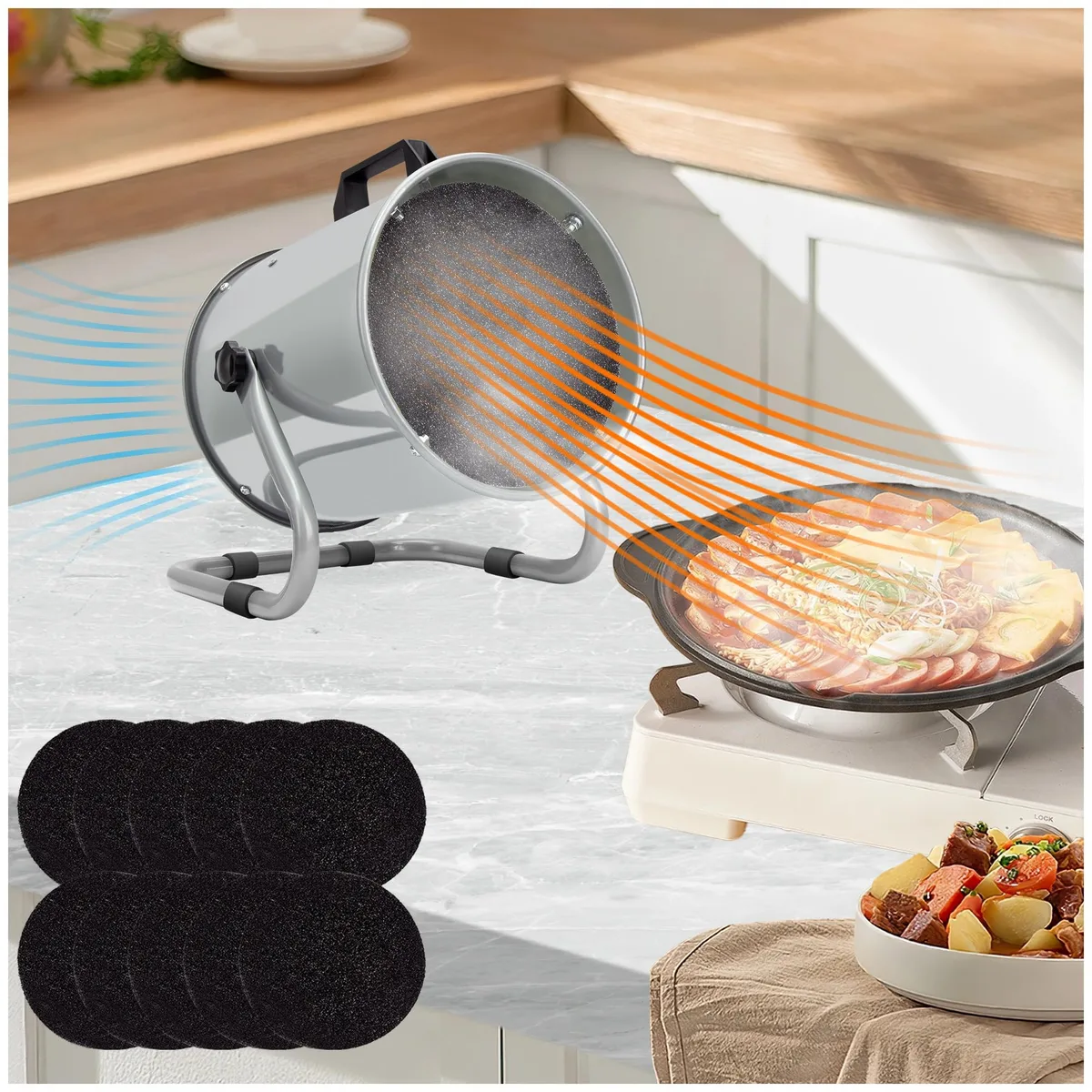 air fryer small kitchen ventilation solutions