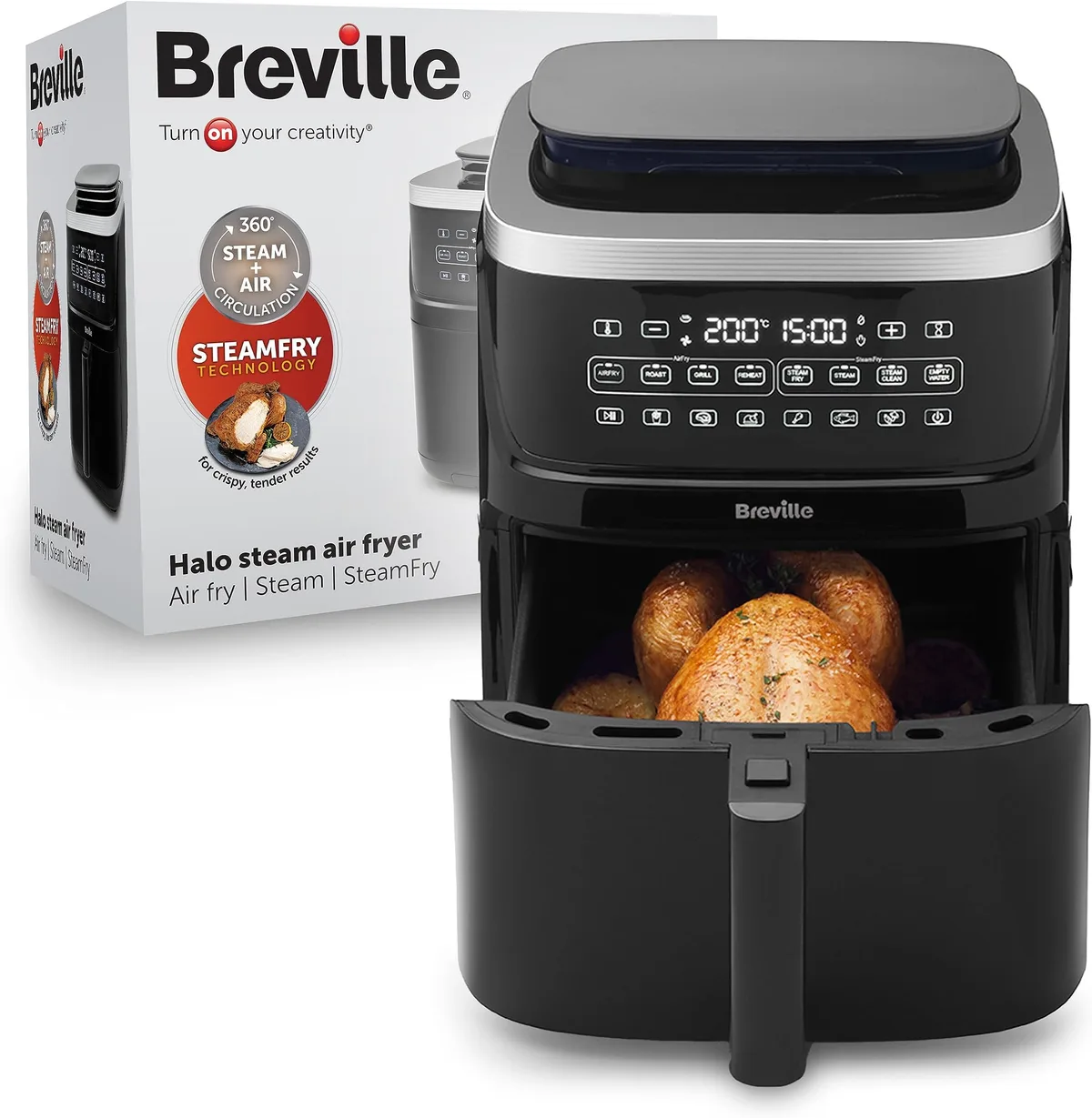 air fryer steam volume comparison