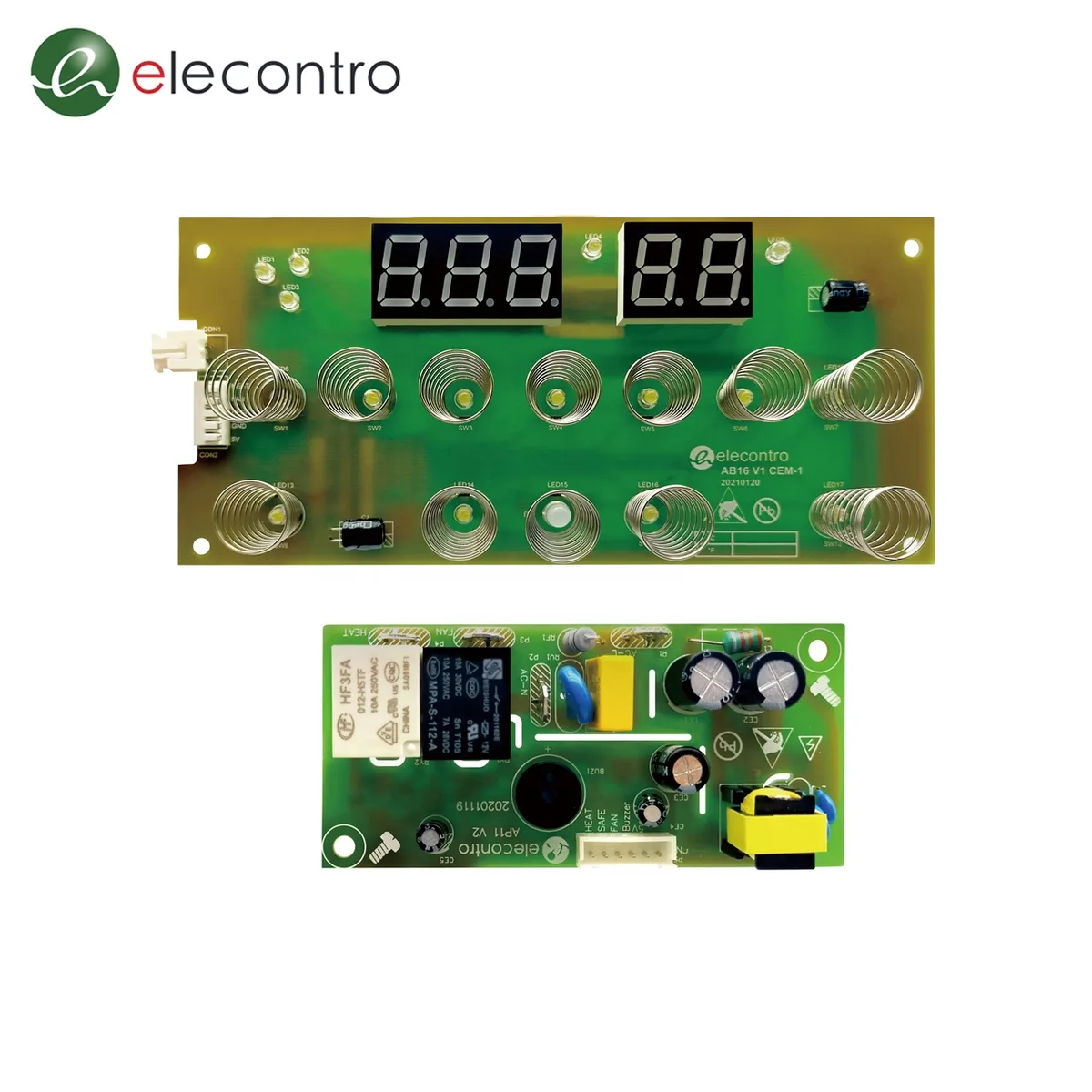 air fryer touch control PCB assemblies