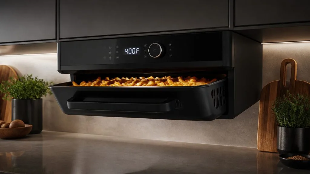 air fryer under cabinet heat shield