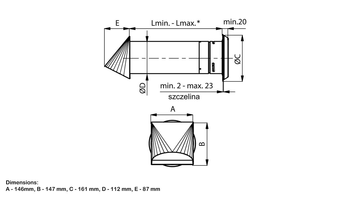 air fryer vent heat wall material compatibility