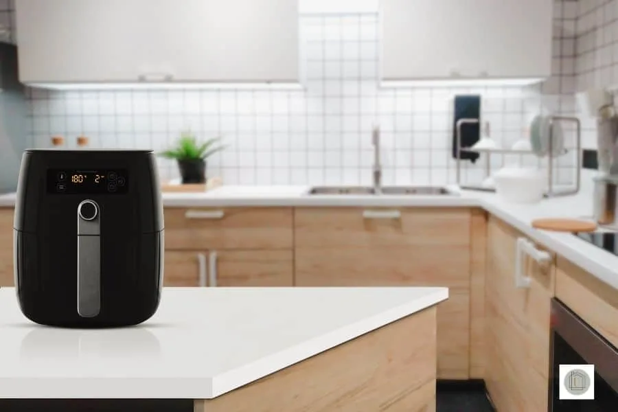 air fryer vents toward a wall