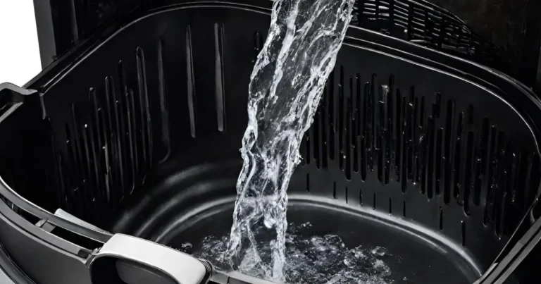 air fryer water got inside the air fryer