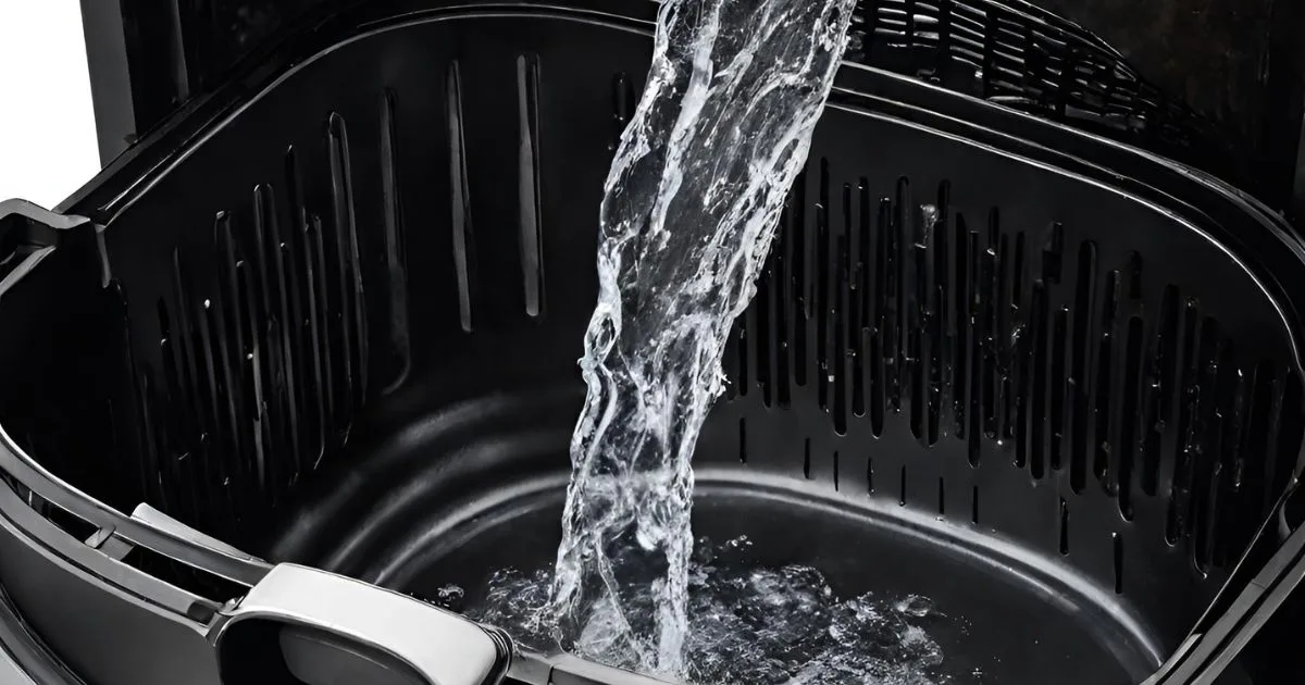 air fryer water got inside the air fryer