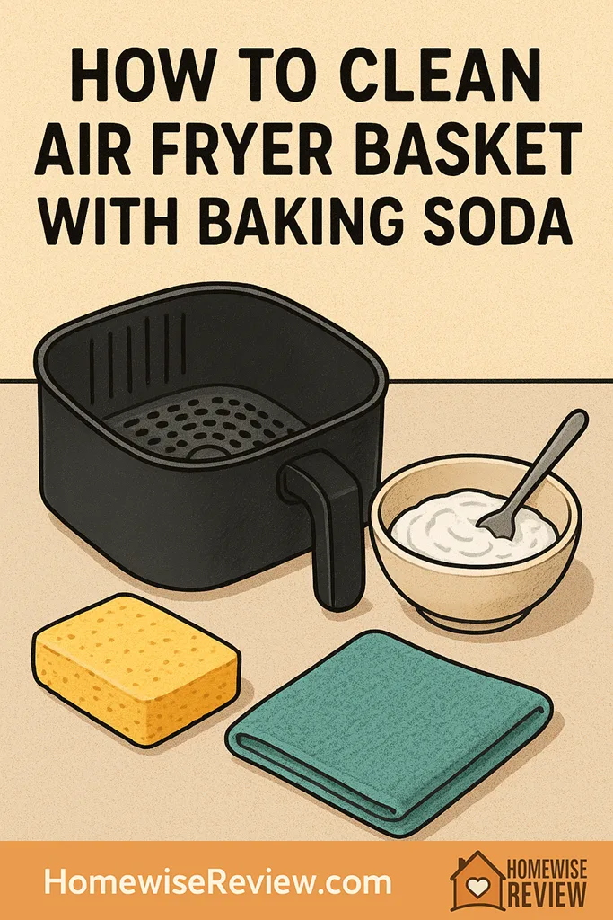 baking soda paste air fryer application