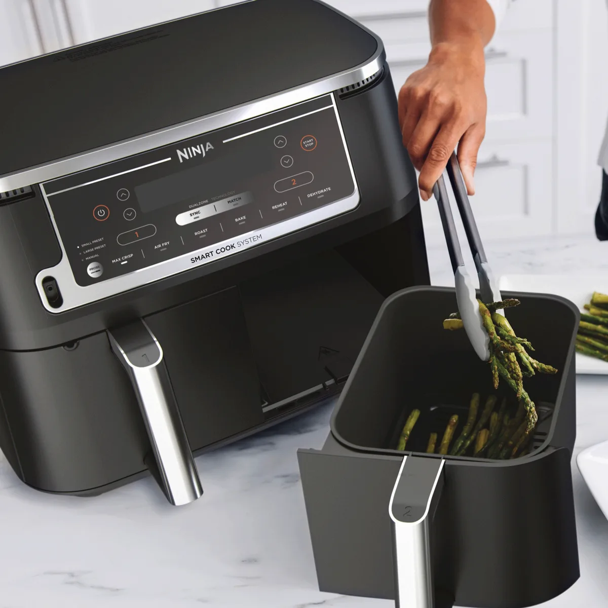 blocked air fryer ventilation port