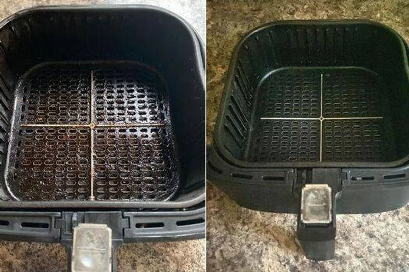 burnt air fryer marinade residue