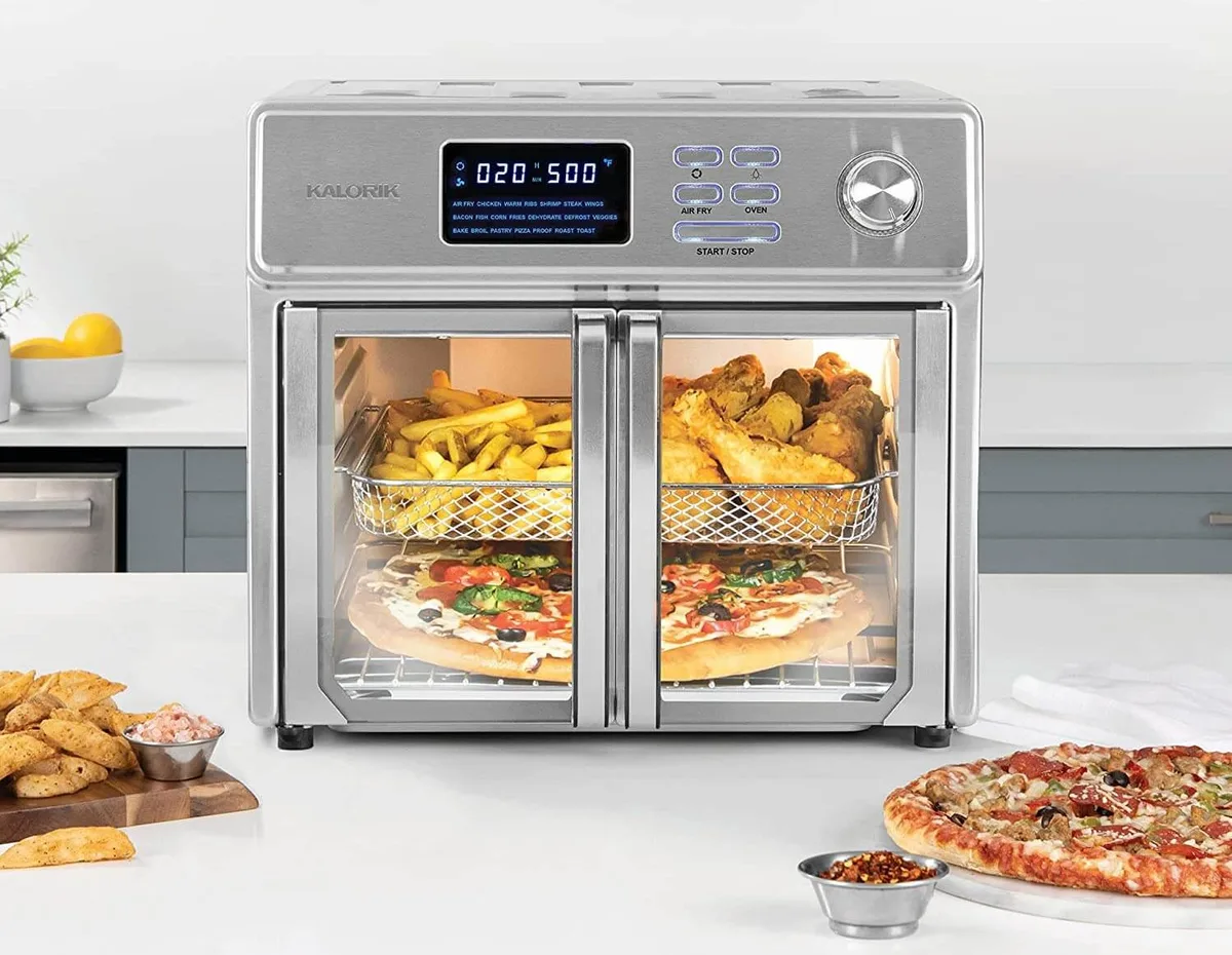 commercial air fryer capacity sizes