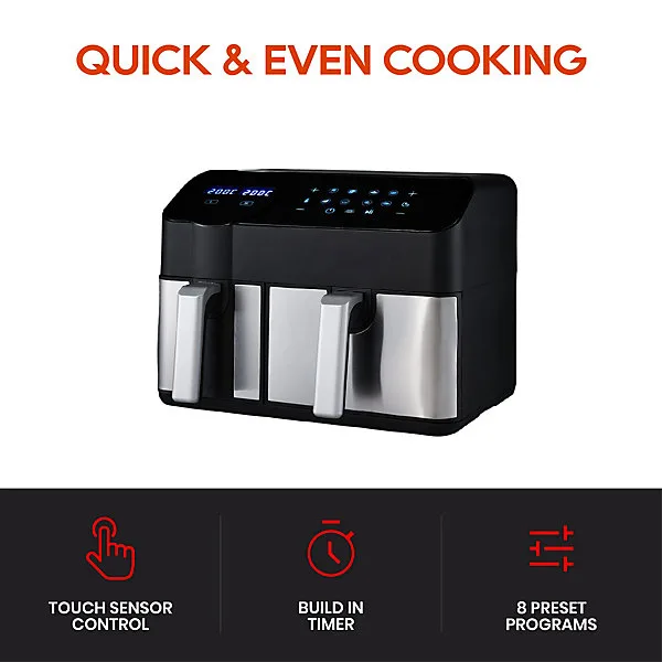 digital air fryer control panel