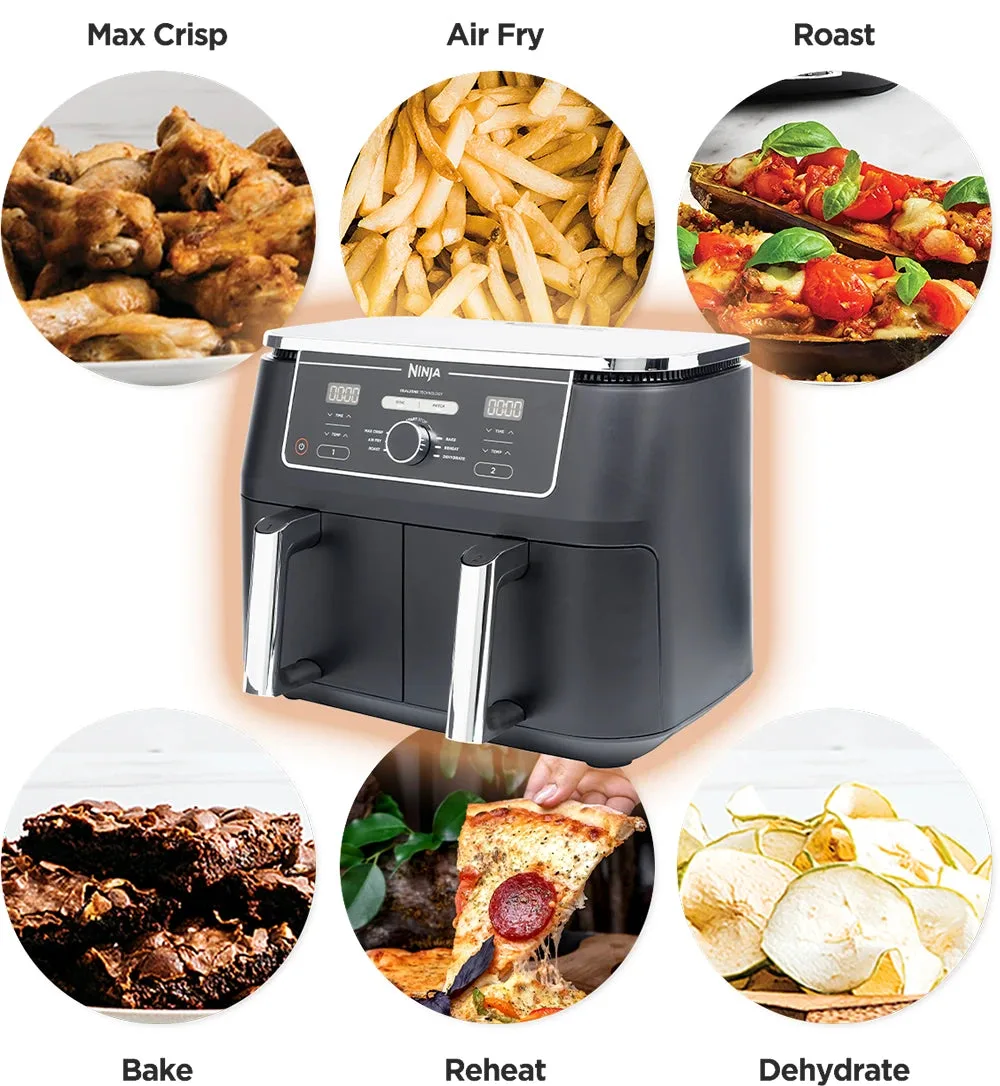 dual zone air fryer internal components