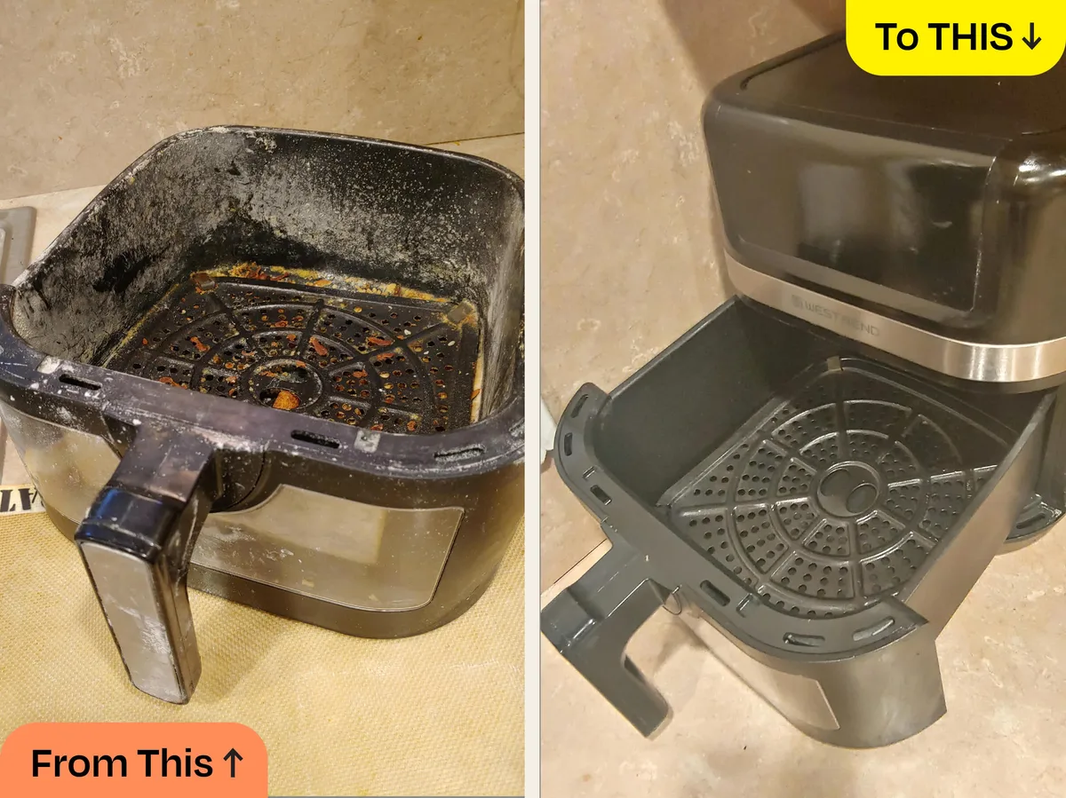 empty air fryer test cycle