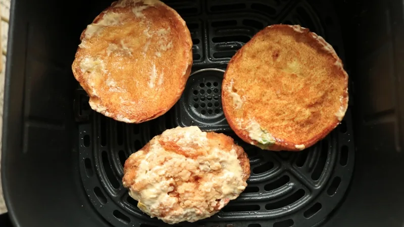 failed breaded air fryer cooking results