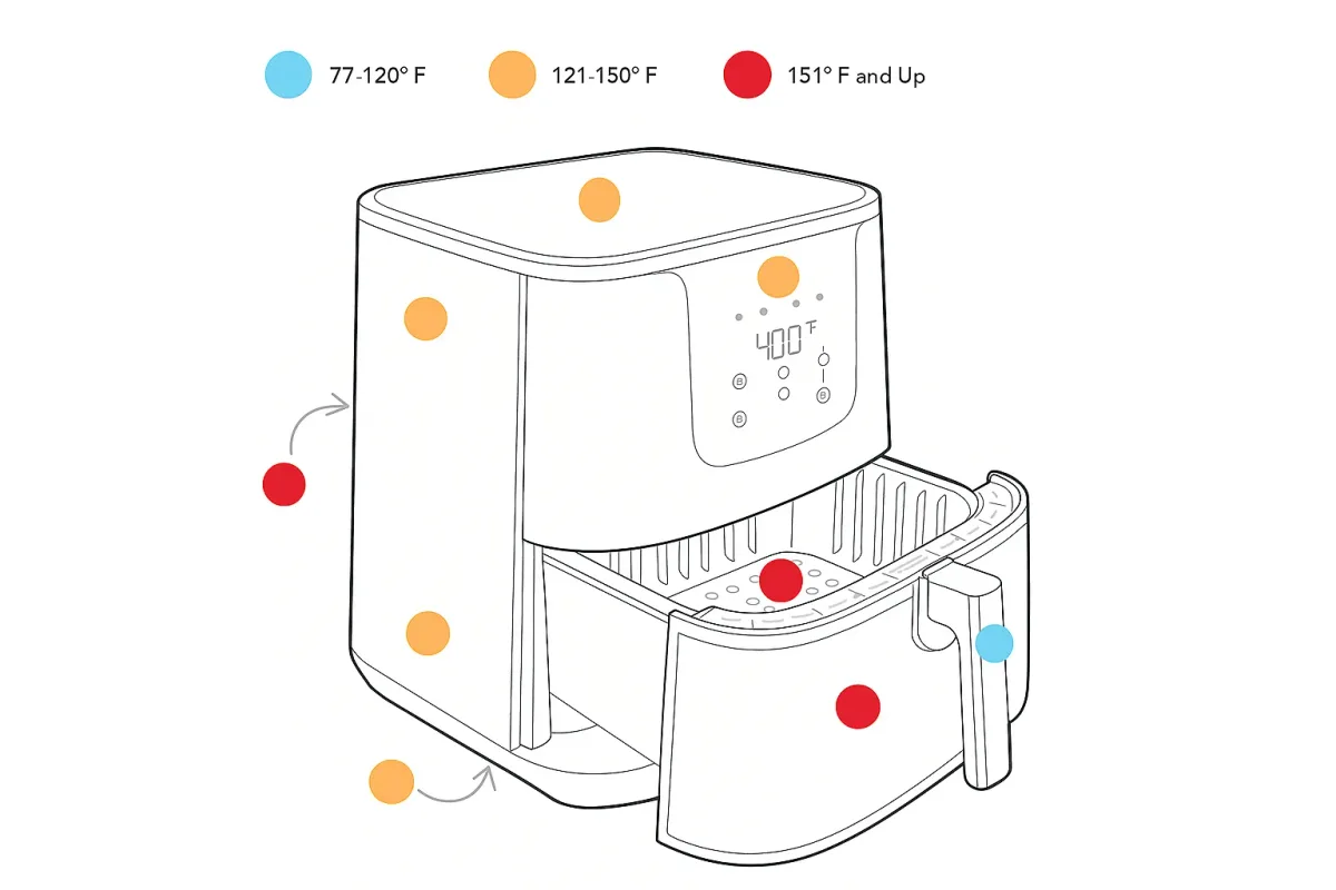 food safe air fryer accessory requirements