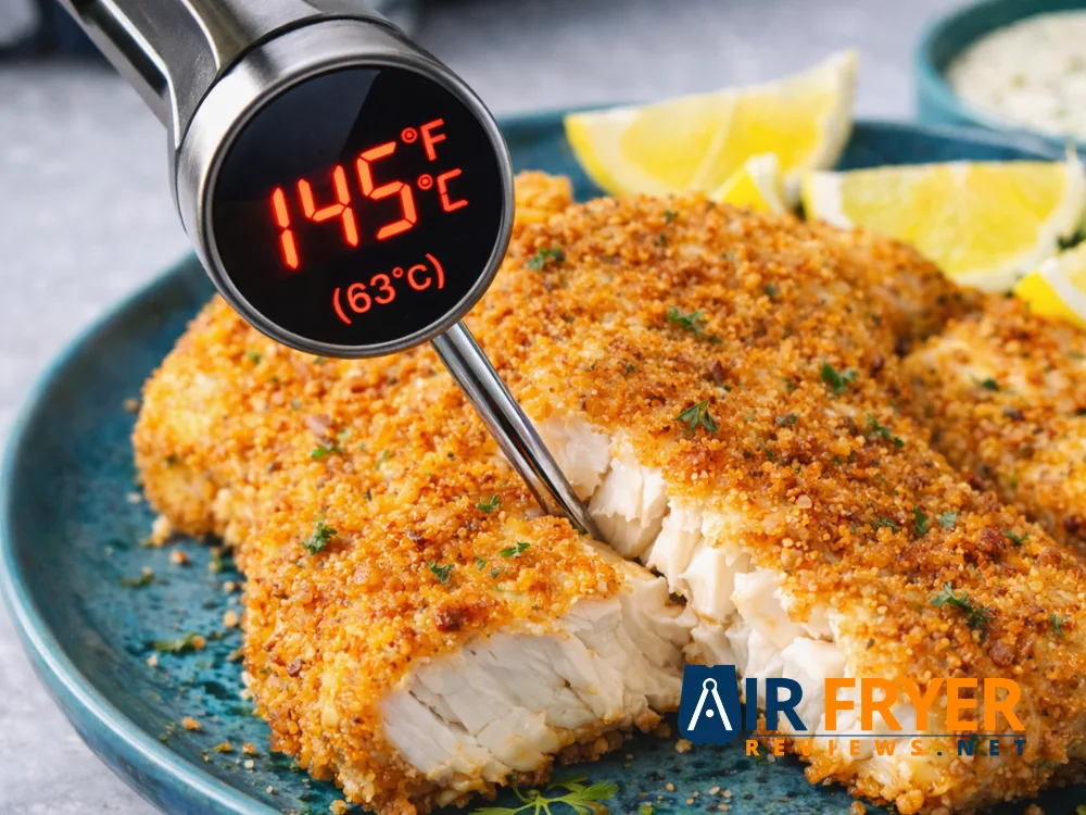 frozen fish internal temperature check