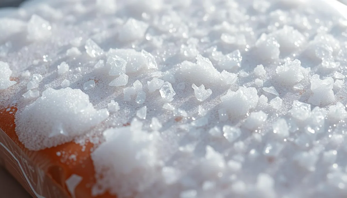 frozen food ice crystals