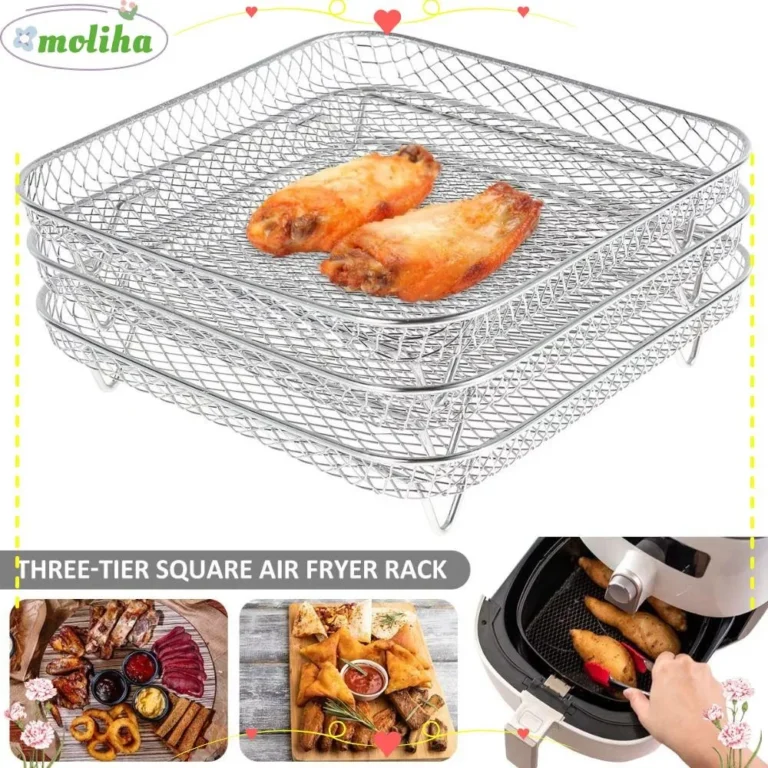 how to clean an air fryer rack between foods