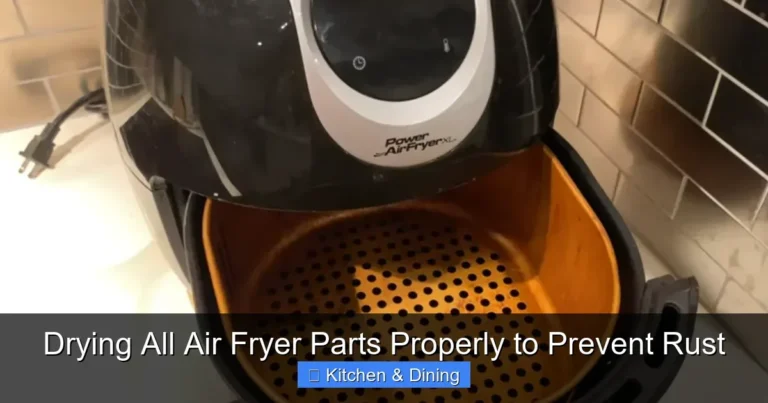 how to dry an air fryer before storage
