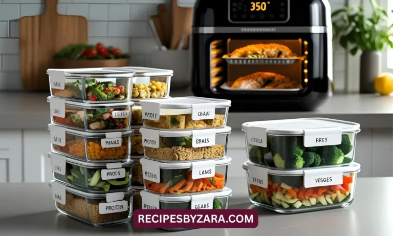how to label air fryer containers for meal prep