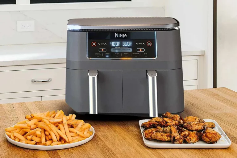 how to measure ventilation space around an air fryer