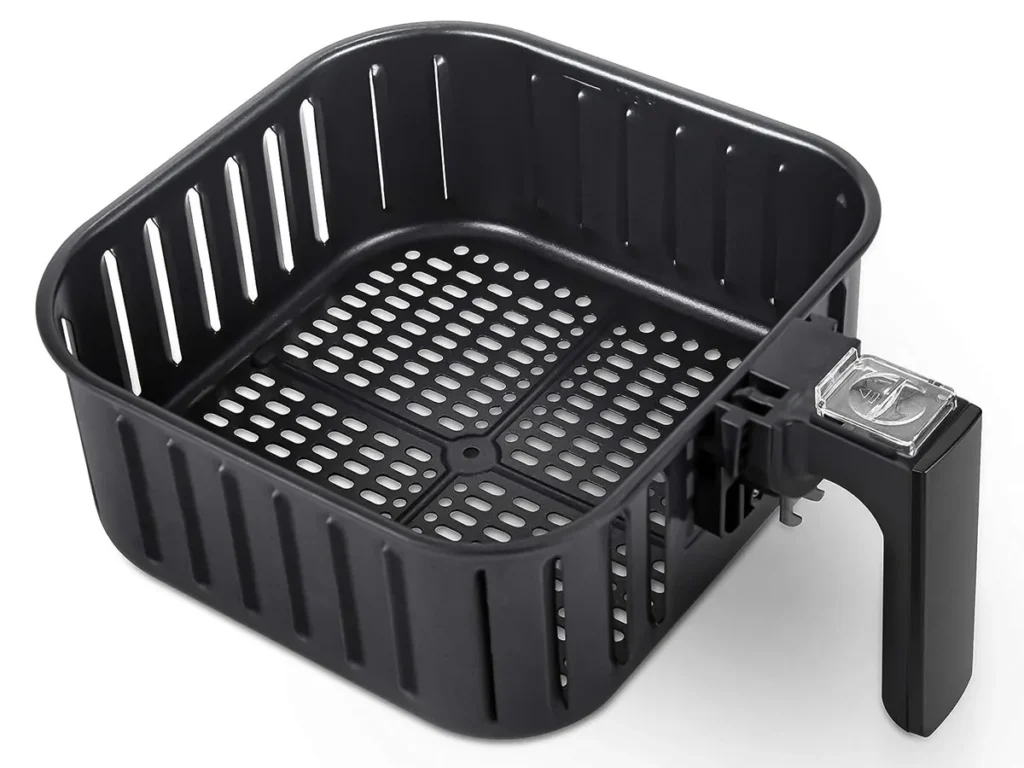 how to prevent mineral spots on an air fryer basket