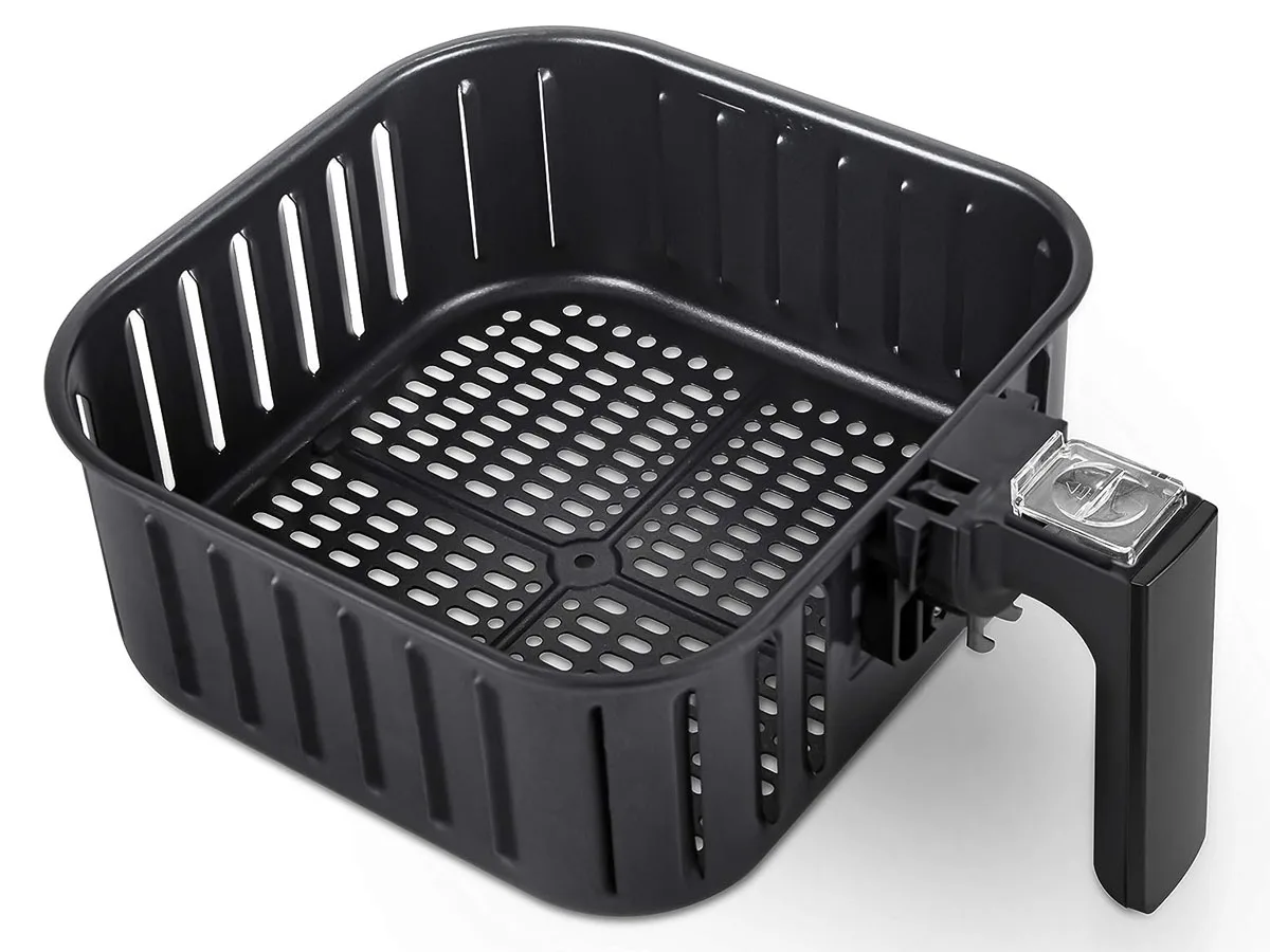 how to prevent mineral spots on an air fryer basket