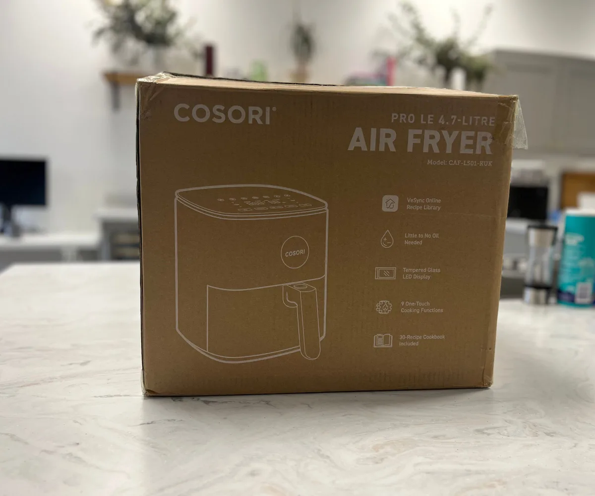 how to remove packaging from an air fryer safely