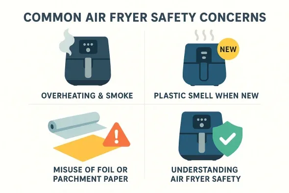 how to teach children air fryer safety