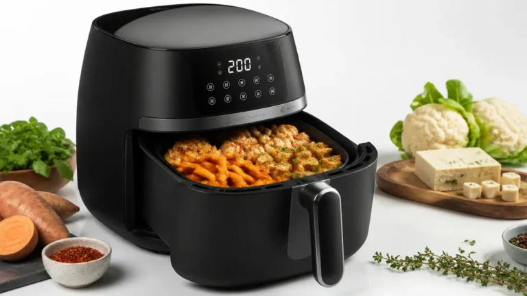 how to use an air fryer for plant-based meal prep