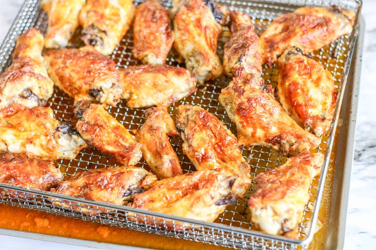 low oven wing finish