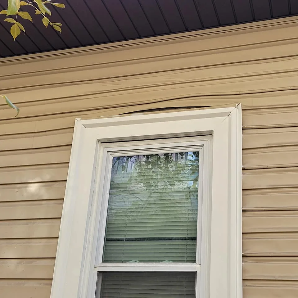 melted vinyl siding from air fryer heat