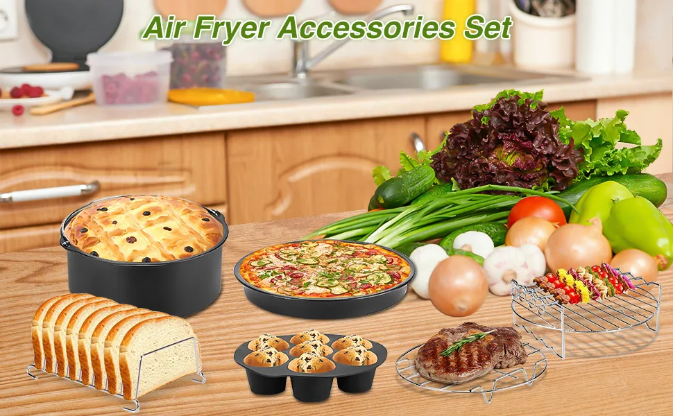 mismatched air fryer accessories