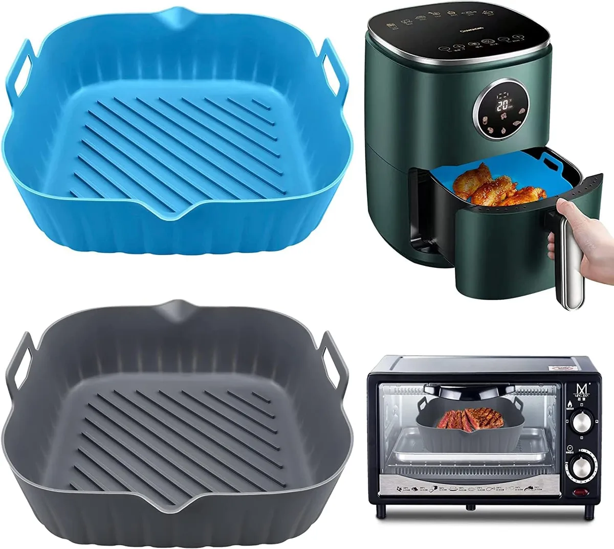 oven-safe vs air fryer accessory heat rating