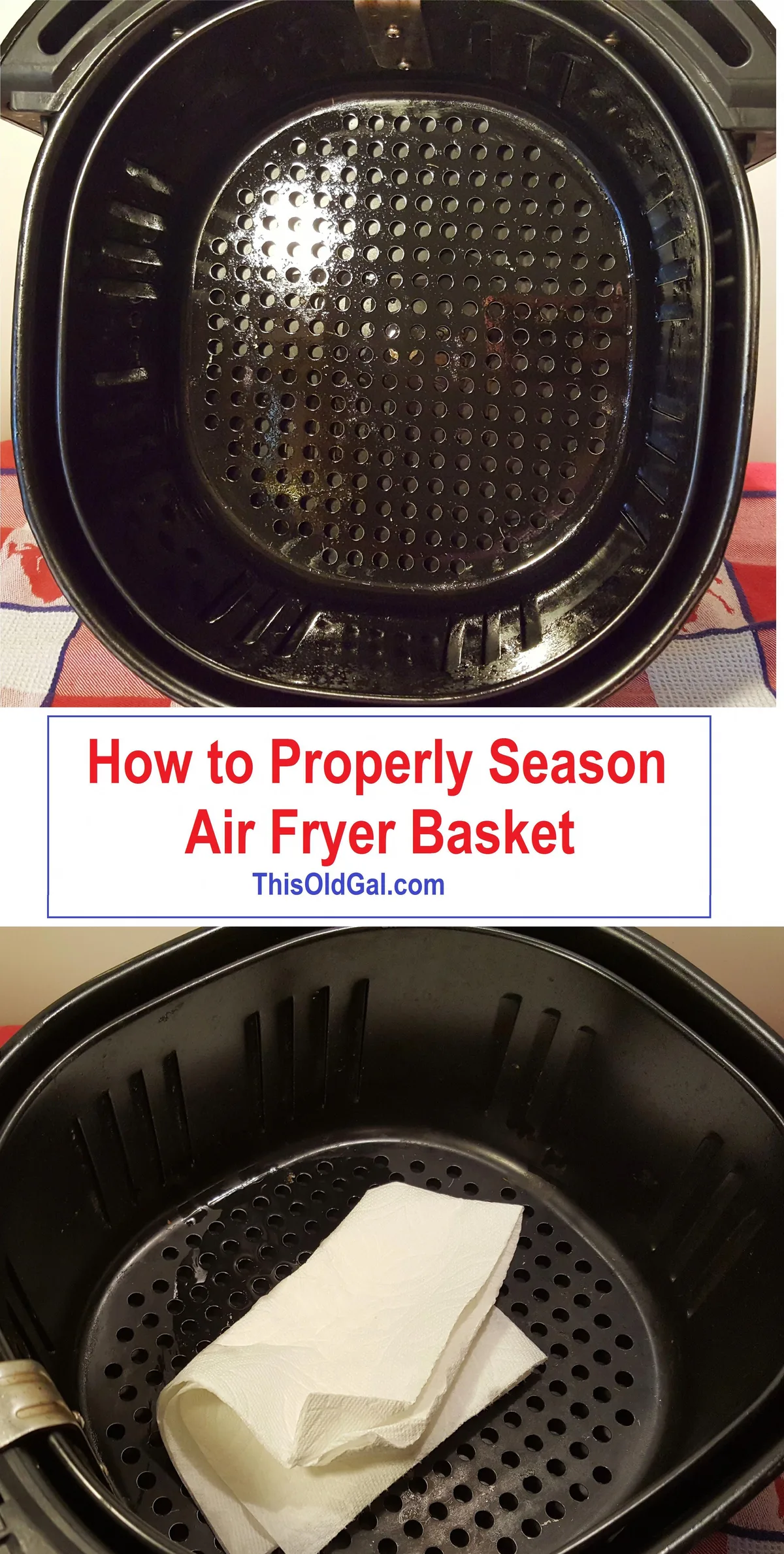 overcrowded air fryer basket