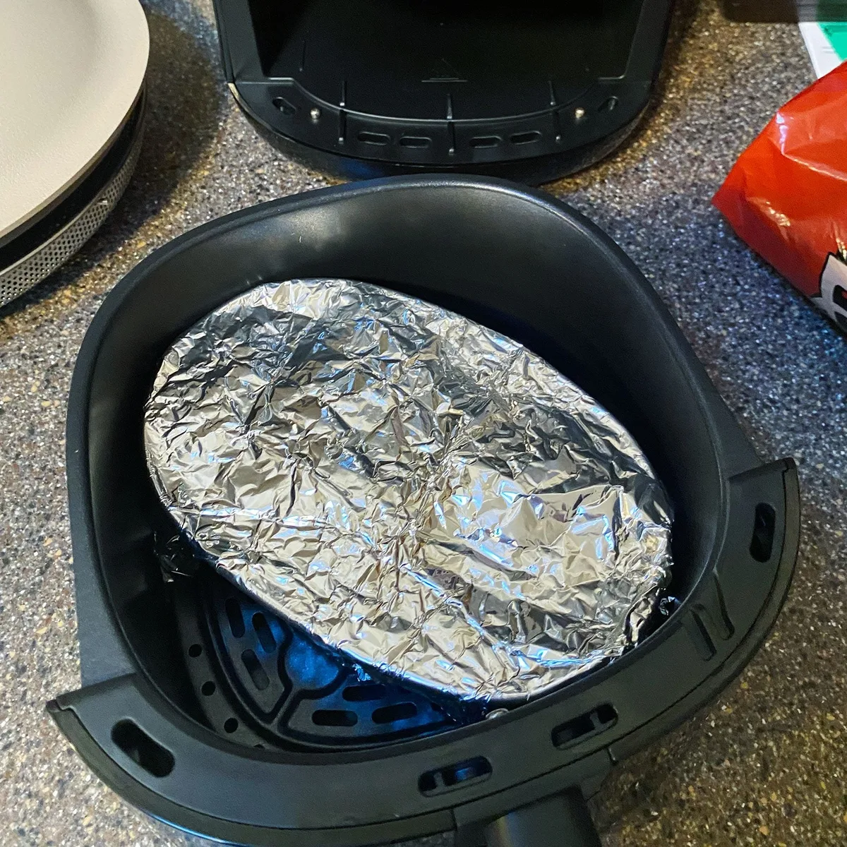 perforated air fryer foil liner