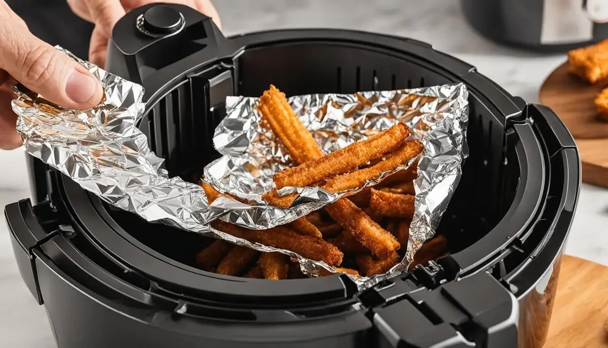 perforated air fryer foil liners