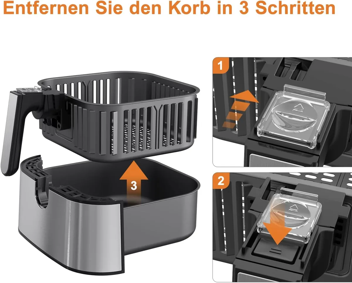 poorly seated replacement air fryer basket