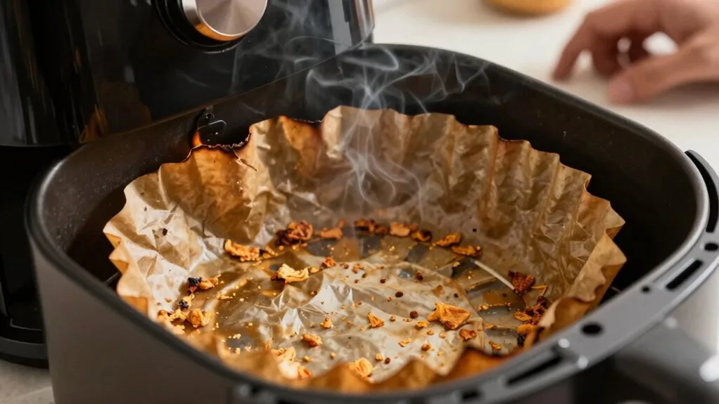 pre-cut weighted air fryer parchment liner