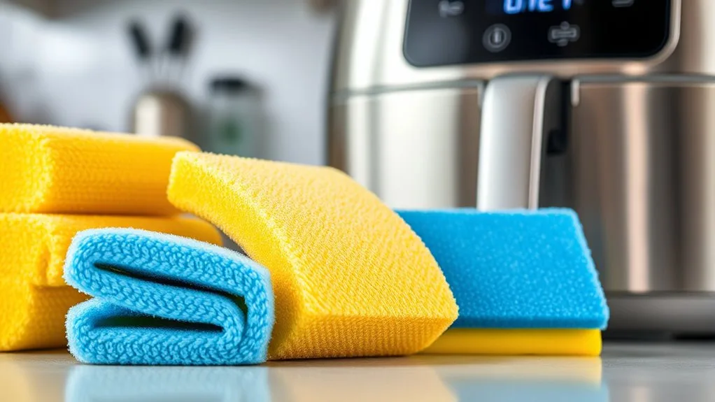 safe non-scratch air fryer cleaning tools