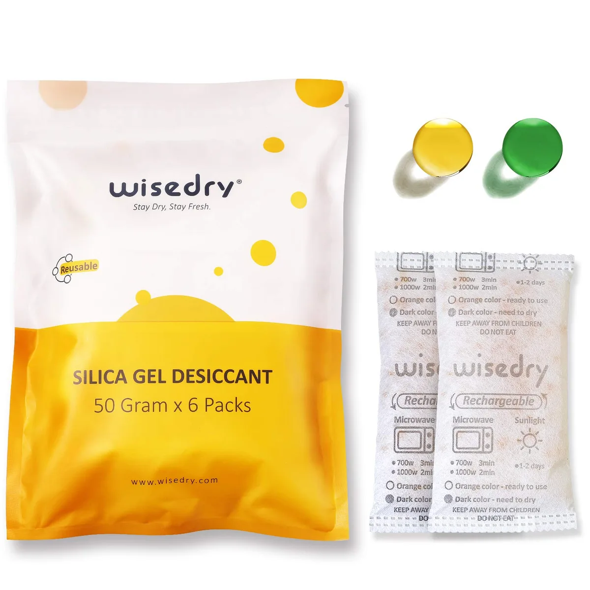 silica gel desiccant packets