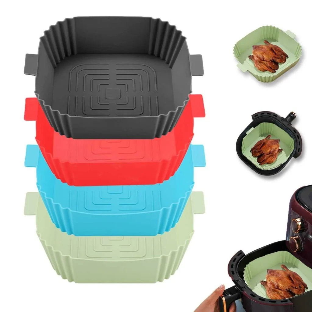 silicone vs parchment air fryer liner specs