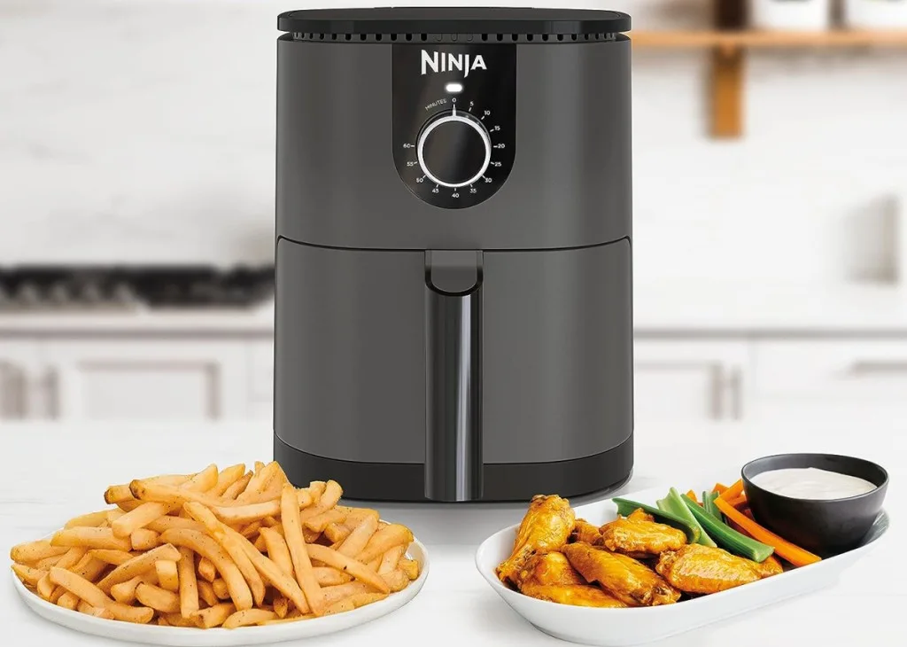 small household air fryer setup