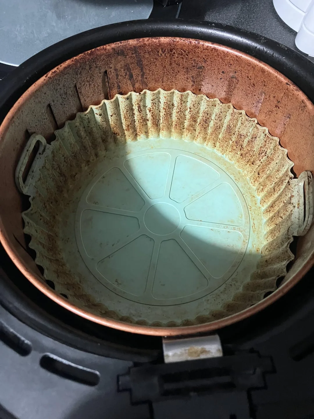 sticky marinade residue